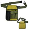Soomuct Cintura per attrezzi da giardino con 6 tasche, cintura per attrezzi in Oxford, con scomparto con cerniera e tasche, cintura per artigiani per giardino, casa, edilizia