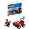 LEGO 30361 - Cochecito de Bomberos, Multicolor