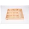 TickiT 74055 Wooden Sorting Tray-7 Way, Natural Wood, L 50cm x W 43.5cm x H 7.5cm