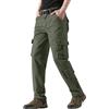 Generic Pantaloni tattici da trekking da uomo, leggeri, gamba dritta, pantaloni da combattimento per attività all'aperto, pantaloni larghi da lavoro militari, multi tasche, tinta unita, pantaloni cargo per