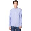 Brooks Brothers Camicia da Uomo Friday Oxford Friday Oxford Shirt, Blu Tinta Unita, M