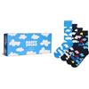 Happy Socks Calzini 4-Pack Cloudy Gift Set Cotone Unisex Blu 36-40