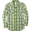 Dubinik® Camicia Uomo Quadri Bottoni Vintage Casual Camicia con Bottoni Automatici Western Camicia Cowboy Uomo Regular Fit