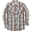 Dubinik® Camicia Uomo Quadri Bottoni Vintage Casual Camicia con Bottoni Automatici Western Camicia Cowboy Uomo Regular Fit