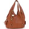 Catwalk Collection Handbags - Grande Borsa a Spalla in Pelle - Tote Bag Donna - Borsa a Mano - Multi Scomparti - Alex