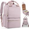 bergsalz Zaino Donna Uomo Ryanair 40x20x25 Da Viaggio Sportivo Impermeabile Bagaglio a Mano Università Casual Per Laptop Da 14 Pollici Viola Chiaro