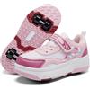YINGCSM Scarpe con Rotelle Scarpe Pattini Bambino Bambina Scarpe con Rotelle 4 Rotelle a Scomparsa Scarpe Sportive