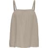 Only Onlthyra S/L Singlet Top Noos Wvn Canotta, Oxford Tan, XS Donna