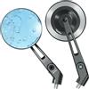 Kaedear Coppia Specchietti Pieghevole Moto Kaedear 8mm 10mm Lente Blu Alluminio Giappone