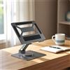 Supporto Docking Station Girevole Rialzo Regolabile per Scrivania, Smart Worker