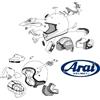 ARAI PADIGLIONE AURICOLARE ARAI FREEWAY FREEWAY CLASS. cASCO APERTO DA 30 MM