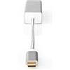 Nedis Adattatore di rete USB Nedis - USB 3.2 Gen 1 - 1 Gbps - USB-C maschio - RJ45 femmina - 0,20 m - Rotondo - Placcato oro - Rame stagnato - Argento - Confezione con finestra