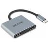 DICOTA D32063 DICOTA USB-Hub D32063 4-fach silber