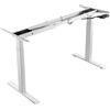 VEVOR Struttura per scrivania in piedi con doppio motore, regolabile in altezza da 70,2 cm a 117,1 cm e in lunghezza da 110 cm a 178,2 cm. Gambe elettriche per scrivania in piedi, base ergonomica fai da te per postazioni di lavoro a casa e in ufficio …