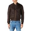 Schott NYC AIRFORCERS, Bloccaggio Bomber Schott Unisex - Adulto, Marrone (Scuro), S