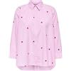 ONLY Onlnew Lina Grace STR EMB Shirt Wvn Noos