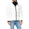 Schott NYC IDAHO, Piumino con cerniera a collo alto Unisex - Adulto, Bianco, M