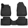 ELEMENT Set di Tappetini Auto in Gomma TPE 3D per FORD Fiesta | 2008-2017 | Tappetini Auto Originali 100% Adatti, Tappetini Gomma Auto 3D, Tappetini 3D per Auto
