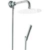 BAGNOCLIC Kit doccia deviatore a pressione con doccetta minimal e braccio 30 cm