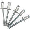 Marcopol Confezione da 300 rivetti ciechi 4,8 x 8 mm, testa a cupola aperta, DIN 7337, rivetti in alluminio e mandrino in acciaio, rivetti pop (300, 4,8 x 8 mm)