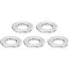 PATIKIL Distanziali Acciaio Inossidabile M8, 5Pz Rondelle Metallici Guarnizione Acciaio Inossidabile 8,2mm ID x 16mm OD x 2mm L Rotondo Distanziatori Kit Viti da 5/16 o M8