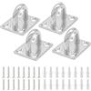CEEYSEE 4 ganci a occhiello M8 in acciaio inox 304, ganci da soffitto per appendere a parete o soffitto (U/M8/FXG)