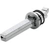 Hoppe - Pistone per maniglia in acciaio per porte, 8 x 70 mm