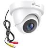 Loocam Telecamera di Sorveglianza 1080p HD 1920TVL, Telecamera Dome Cablata Ibrida 4-in-1 Visione Notturna IR 24m, Resistente alle Intemperie IP66 per Sistema di Sicurezza DVR CCTV - Interno & Esterno