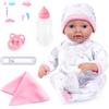 Bayer Design 93827AB Reborn baby doll, realistic, lifelike, new born, with dummy