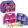 LEGO Friends Creative Dollhouse Suitcase - Travel Toy with 8-Room House, 2 Mini