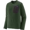Patagonia Maglia R1 Air Crew Uomo Treeline Green