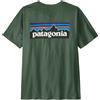 Patagonia T-shirt P-6 Logo Uomo Canopy Green
