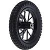 Psytfei Pneumatico Per Moto Pneumatico Per Ruota Anteriore in Gomma 12,5x2,75 Pollici Bulloni Pignone Freno a Disco Per 47cc 49cc 2 Tempi Mini Dirt Bike(Nero)