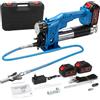WingFly Ingrassatore a Batteria, 4,6 oz/min 12000 PSI Pistola per Grasso Elettrica, Tubo Flessibile da 39,4", Adattatore a 90°, 3 Testina Ingrassatore, Progettata per Macchinari Pesanti (Con batteria)