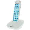 Logicom - Confort 150 Telefono Cordless DECT - Display Retroilluminato - 300m Portata - 7h Conversazione - 100h Standby - Rubrica 20 Contatti - Eco Mode - Bianco