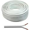 SeKi Cavo per altoparlante, bianco, 2 x 4,00 mm², 25 m, anello