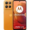 Motorola Moto G15 (256 GB, Arancia, 6.72", Doppia SIM, 4G), Smartphone, Arancia