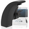 SCHÜTTE 98106 PANAMA - Rubinetto da bagno moderno per lavabo, elegante miscelatore monocomando, con tappo di scarico pop-up, nero