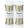 Rayher Filo Metallico per Bigiotteria, Crema, 0,30 Mm Ø, Rotolo 50 M, 2405596 (Confezione da 2)