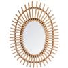 ATMOSPHERA CREATEUR D'INTERIEUR - Specchio ovale in rattan 43x58cm