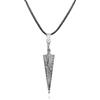 GAUEIOUR Anime Cavaliere Cavaliere Puro Chiodo Spada Osso Collana Pendente Unghie Geometria Trendy Corda Girocollo Collana Lega Gioielli Regali per Uomo Donna, 0, Acciaio inossidabile, Nessuna pietra