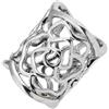 Sharplace Fermafoulard Anello Sciarpa Fibbia Scavato Scialli Clip da Donna - 2