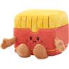 MGM TOY - Squarepal - Patatine fritte - Peluche antistress - 193628 - Memory Foam - Gadget - Regalo - Fast Food - Patatine fritte - Ansia - Giocattolo sensoriale - Dai 2 anni