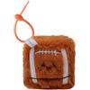 MGM TOY - Portachiavi Squarepal - Rugby - Peluche Antistress - 193717 - Memory Foam - Gadget - Regalo - Sport - Riabilitazione - Ansia - Giocattolo Sensoriale - Dai 2 anni