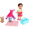 Melody City MELODY - Mini Bambola e i suoi Animali Bambola Manichino - 019391 - Multicolore - Plastica - Statuetta - Doll - Passeggiata - Giocattolo per Bambini - Compleanno - A partire dai 3 anni