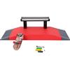 TROTTIFUN - Finger Skate e una rampa - 031437 - Metallo e Plastica - Skateboard - Dito - Giocattolo per Bambini - Compleanno - Regalo - Da Collezionare - Skateboard - A partire dai 3 anni
