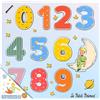 PLANÈTE BOIS - Puzzle Numeri - Gioco Educativo - Il Piccolo Principe - 865005-11 Pezzi - Multicolore - Legno - Gioco per Bambini - Puzzle per Bambini - 30 cm x 30 cm - A Partire dai 2 Anni