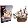 EXPLORA SCIENCES EXPLORA - Barca Santa Maria - Puzzle 3D - 540032-204 Pezzi - Livello 5 - Senza Colla o Forbici - Educativo - Gioco di Costruzione - Regalo per Bambini - Modello - Dai 8 anni in su