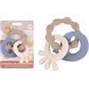 DORON & CHARLIE - Anello da dentizione - Accessorio per l'infanzia - 056347 - Blu - Silicone - Animali marini - Giocattolo per bambini - Prima età - 13 cm x 8 cm - Da 3 mesi in poi