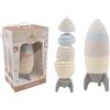 DORON & Charlie - Razzo a 5 Stadi - Direzione Luna - 056361 - Silicone - Impilamento - Giocattolo per Bambini - Accessorio per Puericultura - Bambino - Prima età - A Partire da 12 Mesi